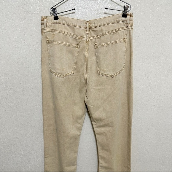 New Free People We the free Wren Boyfriend Jeans khaki size 29 - Picture 9 of 15